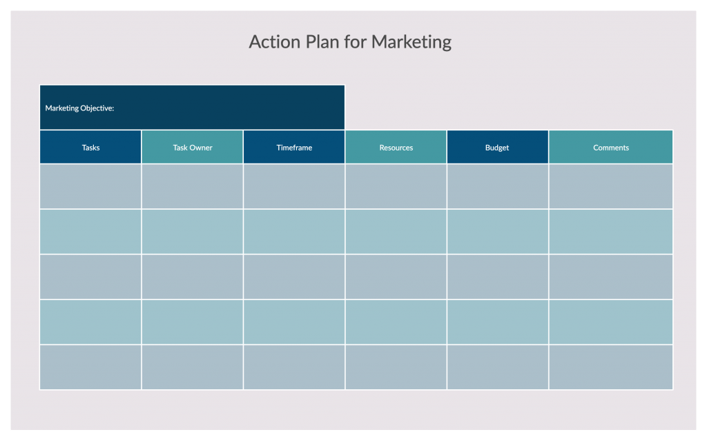 Marketing Action Plan Template