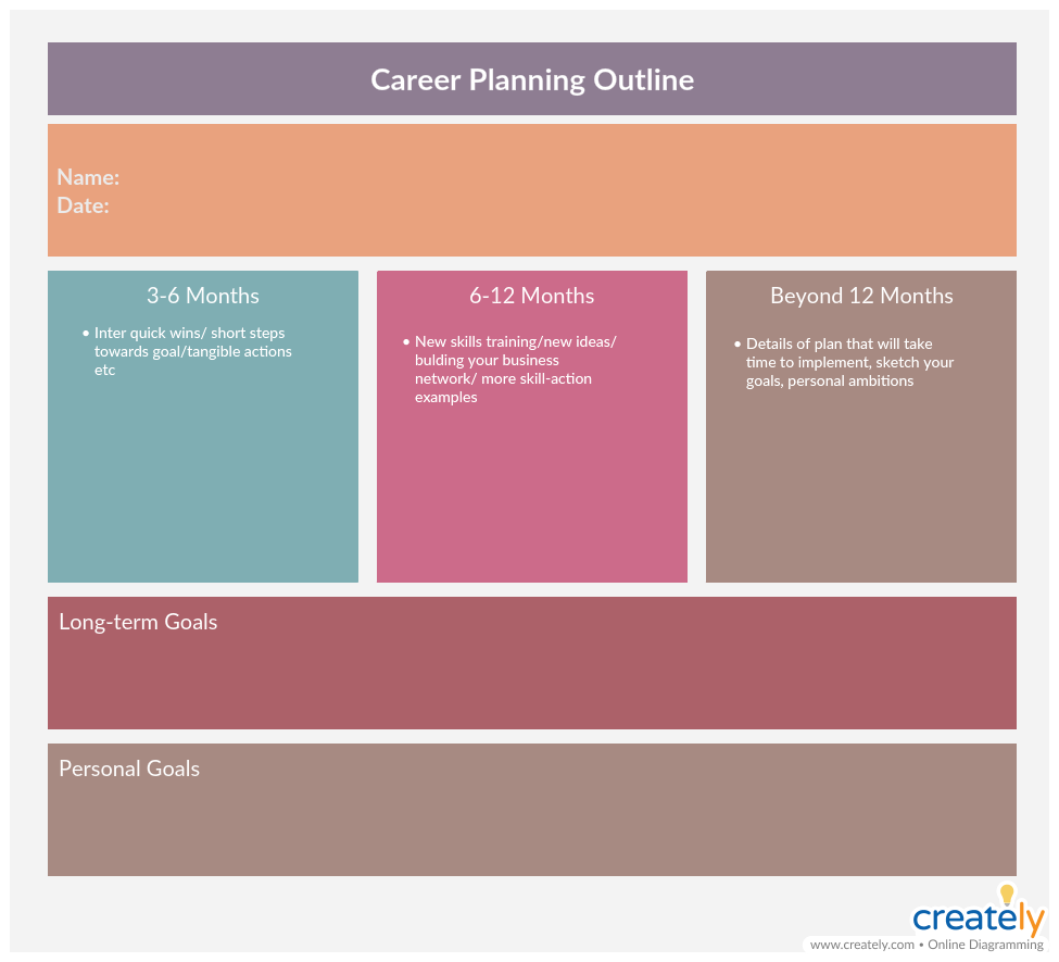 Career Plan Template - performance planning 